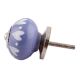 Slate Blue Heart Ceramic Knobs